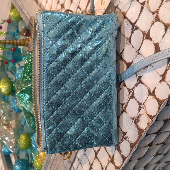 Caroline Hill  Aqua blue Clutch body bag - Picture 11 of 12